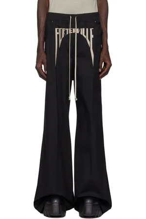 Rick Owens Black Porterville Wide Bela Trousers