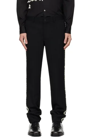Comme des Garçons Black Button Trousers