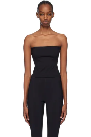 WARDROBE.NYC Black Opaque Tube Top