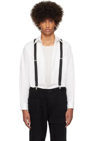 YOHJI YAMAMOTO White Suit Broad G-CDH Standard Shirt