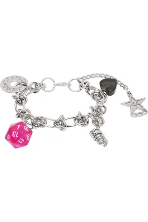 Chopova Lowena Silver Multi Charm Bracelet
