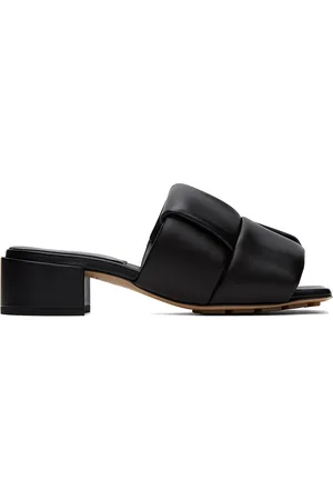Bottega Veneta Black Patch Mules