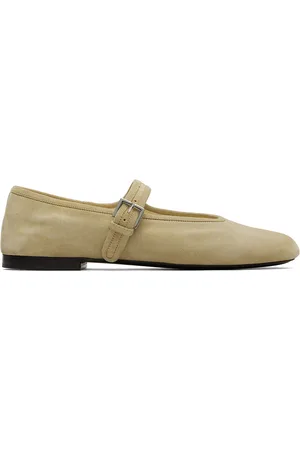 The Row Tan Boheme MJ Ballerina Flats