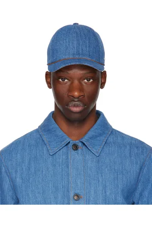 Ermenegildo Zegna Blue Denim Baseball Cap