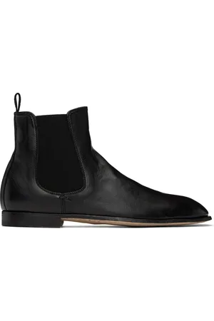 Officine creative Black Solitude 004 Chelsea Boots
