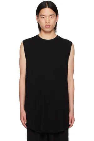 JULIUS Black Basic Tank Top