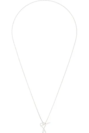 Ami Silver Ami de Cœur Chain Necklace