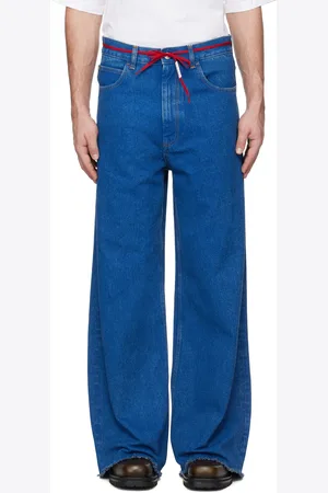 Marni Blue Low-Rise Jeans