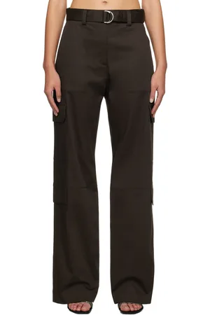 Msgm Brown Tailored Trousers