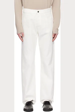 The Row White Burt Jeans