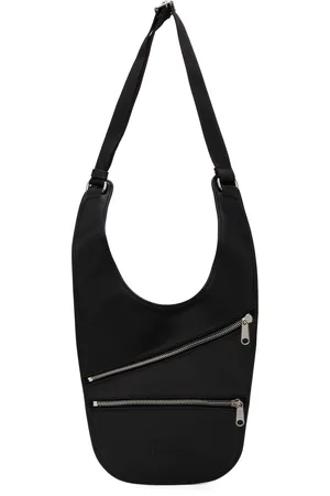 Maison Margiela Black Flat Saddle Mini Bag