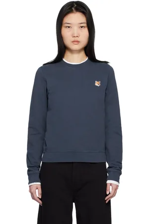 Maison Kitsuné Navy Fox Head Sweatshirt