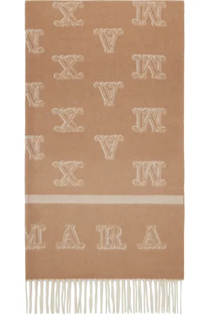 Max Mara Tan Wsklause Scarf
