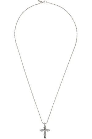 EMANUELE BICOCCHI Silver Medium Cross Necklace