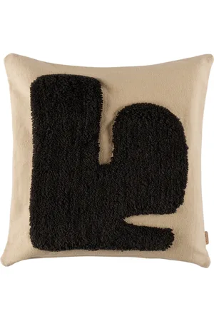 Ferm Living Beige & Brown Lay Cushion