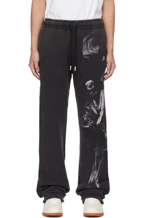OFF-WHITE Black BW S.Matthew Sweatpants