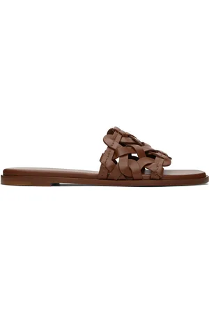 Gianvito Rossi Brown Amalfi Sandals