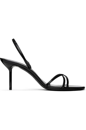 PARIS TEXAS Black Liz Slingback 70 Heeled Sandals