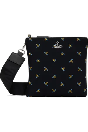 Vivienne Westwood Black Squire Square Crossbody Pouch