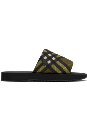 Burberry Green Trek Sandals