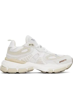 Axel Arigato White & Beige Sphere Runner Sneakers