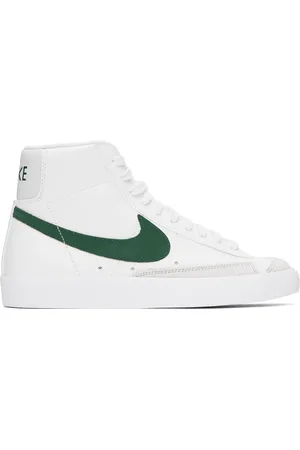 Nike White & Green Blazer Mid 