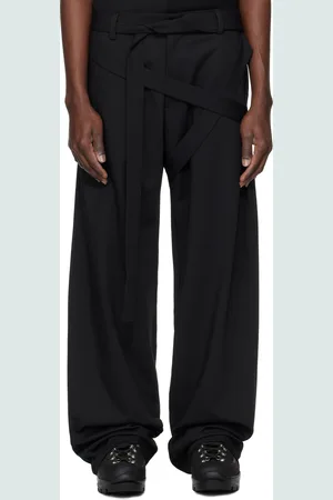 HELIOT EMIL Black Aegis Tailored Trousers