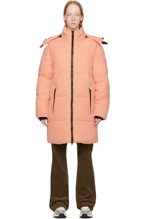 The Very Warm Pink Long Hooded Puffer Jacket