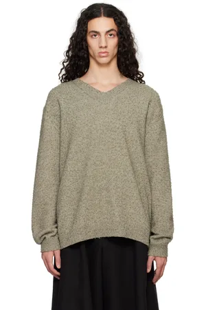 Maison Margiela Green Pilling Sweater