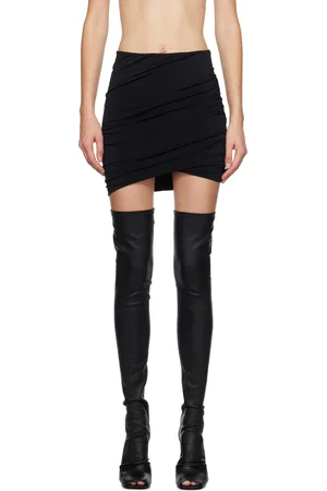 Rick Owens Black Porterville Jade Miniskirt