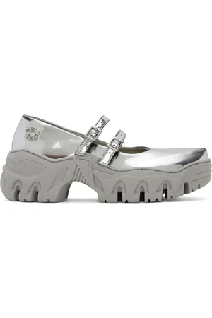 ROMBAUT SSENSE Exclusive Silver Boccaccio II MJ Ballerina Flats