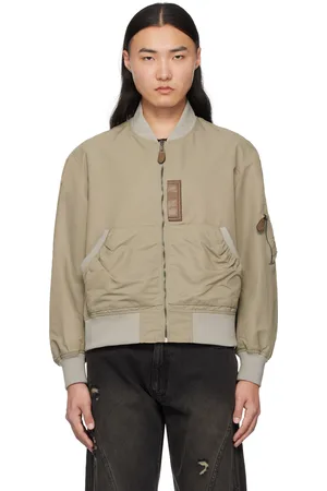 lesugiatelier Khaki Flight Bomber Jacket