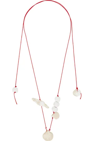 Levens Jewels Red Seashell Cord Necklace