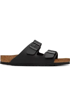 Birkenstock Black Regular Arizona Sandals