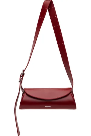 Jil Sander Red Cannolo Mini Bag