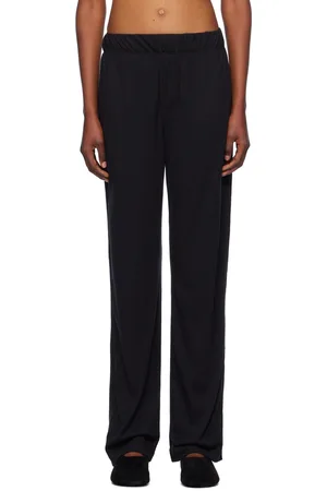 ÉTERNE Black Jersey Lounge Pants
