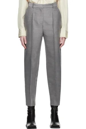 Totême Gray Evening Trousers
