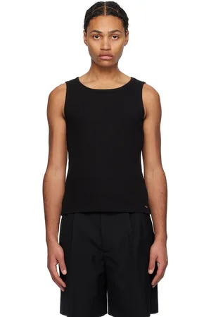 lesugiatelier Black Cutout Tank Top