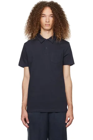 Sunspel Navy Riviera Polo