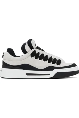 Dolce & Gabbana Gray & Black New Roma Sneakers