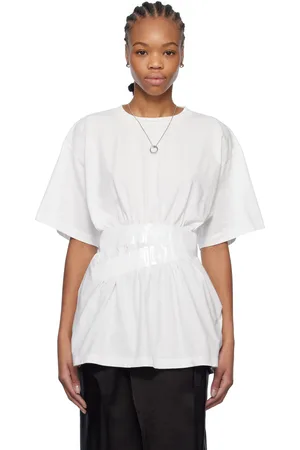 Maison Margiela White Taped Jersey T-shirt