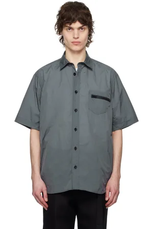 SACAI Gray Ripstop Shirt