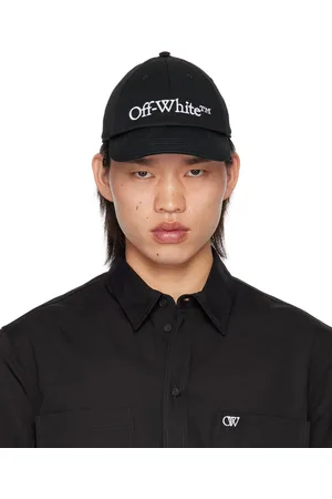 OFF-WHITE Black Drill Logo Bookish Cap
