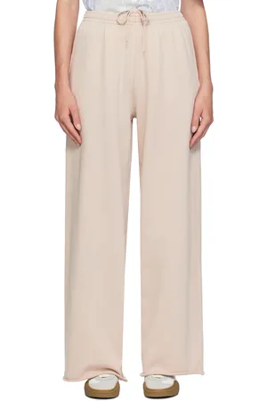 Acne Studios Beige Logo Appliqué Lounge Pants