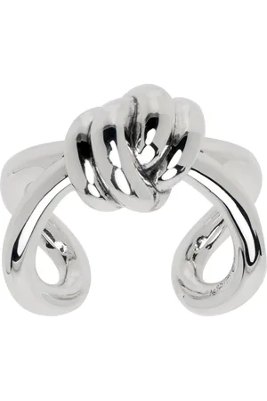 Bottega Veneta Silver Knot Ring