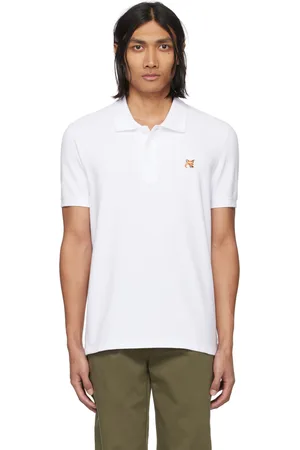 Maison Kitsuné White Fox Head Patch Classic Polo