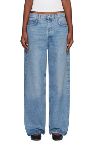 AGOLDE Blue Low Slung Baggy 30.5 Jeans