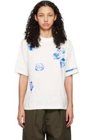 Burberry Off-White Rose T-Shirt