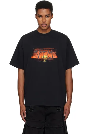 Vetements Black Palmtree Regular T-shirt