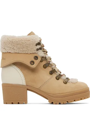 See by Chloé Beige Eileen Boots